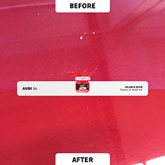 Before and after touch up repair 10