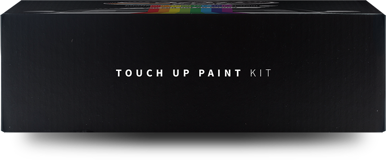 The touch up paint kit box