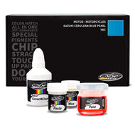 Motos - Motorcycles Suzuki Cerulean Blue Pearl - YRC Touch Up Paint